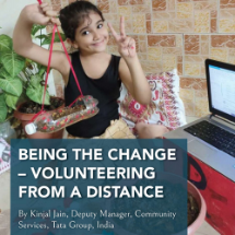 Being the change: Volunteering from a distance
