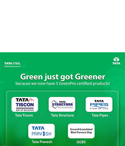 TATA PRAVESH DOORS - 1st Steel Product in India to receive CII GreenPro certification
