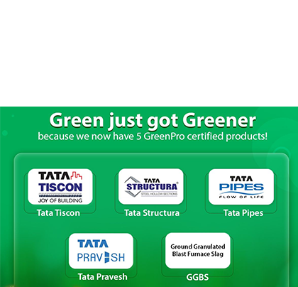 TATA PRAVESH DOORS - 1st Steel Product in India to receive CII GreenPro certification